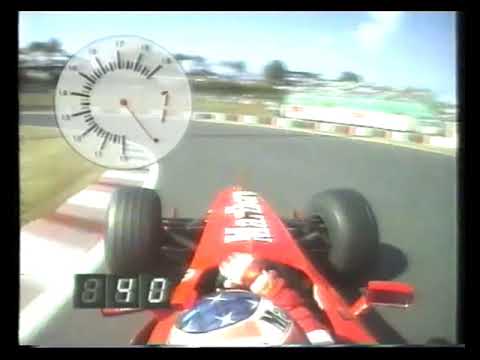 Michael Schumacher Onboard Japanese F1 GP Qualifying 2000 Pole Position