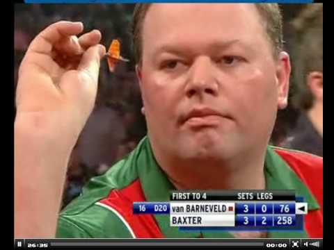 Raymond van Barneveld vs Ronnie Baxter - Part 9 - 2009 PDC World Championships (3rd Round)