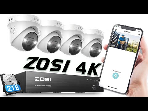 Zosi 4K PoE Security Camera System - SETUP & REVIEW