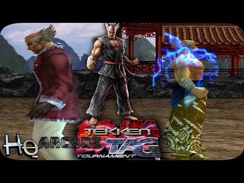 Tekken Tag (Arcade) Twin Heihachi Mishima Gameplay | Mame 0.246 | HQ (60FPS)