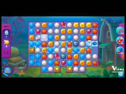 Fishdom. 9677 super hard level no boosters and diamonds. 14 moves