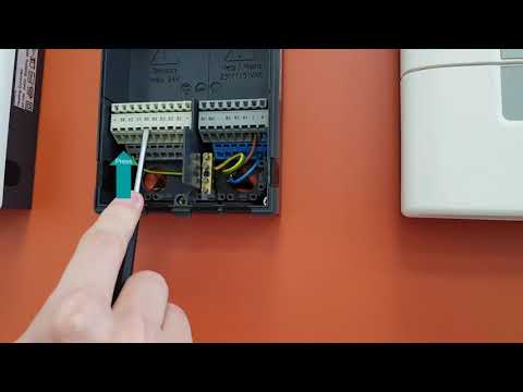 How to open the terminal connections in M L and X controllers
