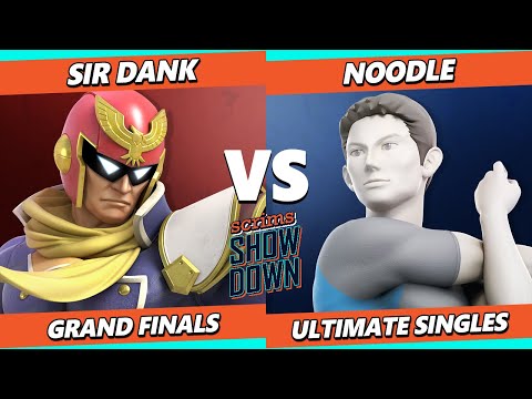 Scrims Showdown 90 GRAND FINALS - Sir Dank (Captain Falcon) Vs. NOODLE (Wii Fit Trainer) Smash Ultim