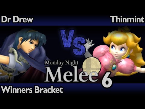 MNM6 Melee - Dr Drew (Marth) vs Thinmint (Peach) - Winners Bracket