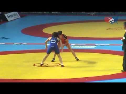 2011 Worlds Women 55kg Final - Saori Yoshida (JPN) vs. Tonya Verbeek (CAN)
