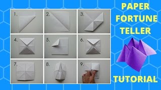 How to Make a Paper Fortune Teller