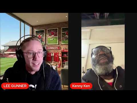 ARSENAL 2-1 BRIGHTON (WORRIED KENNY KEN FAN CAM) GYOKERES IS NOT IT