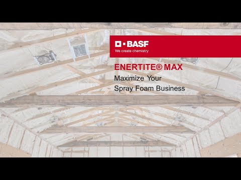 ENERTITE® MAX open-cell spray foam insulation – Maximize Your Spray Foam Business