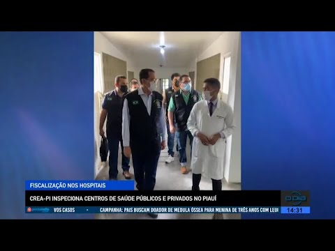 CREA-PI inspeciona Centros de Saúde públicos e privados no Piauí 05 07 2022