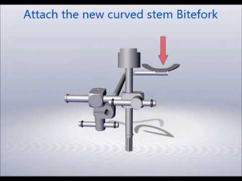 Modifying the #9188 Transfer Assembly to hold the New Curved Bitefork – Whipmix