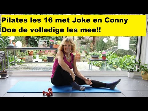 Pilates class #16, we're just continuing to practice at home! Join Joke and Conny.