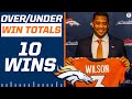 2022 NFL Over/Under Predictions: Broncos 10 wins [Expert Breakdown] | CBS Sports HQ