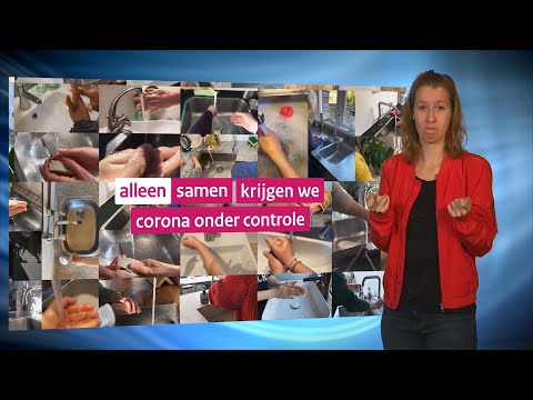 Campagnevideo coronavirus in Nederlandse gebarentaal