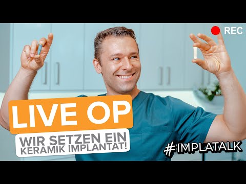 Live OP - So setzt man ein Keramikimplantat - Inkl. Livekommentar & Vergleich zu Titan