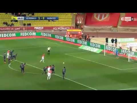 Gol de Fabinho  - Monaco 2 x 0 Dijon - 16/02/2018