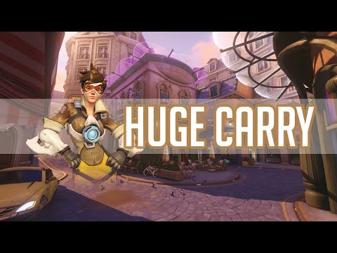 Overwatch - Kabaji Huge Carry as Tracer With 65% Kill Participation