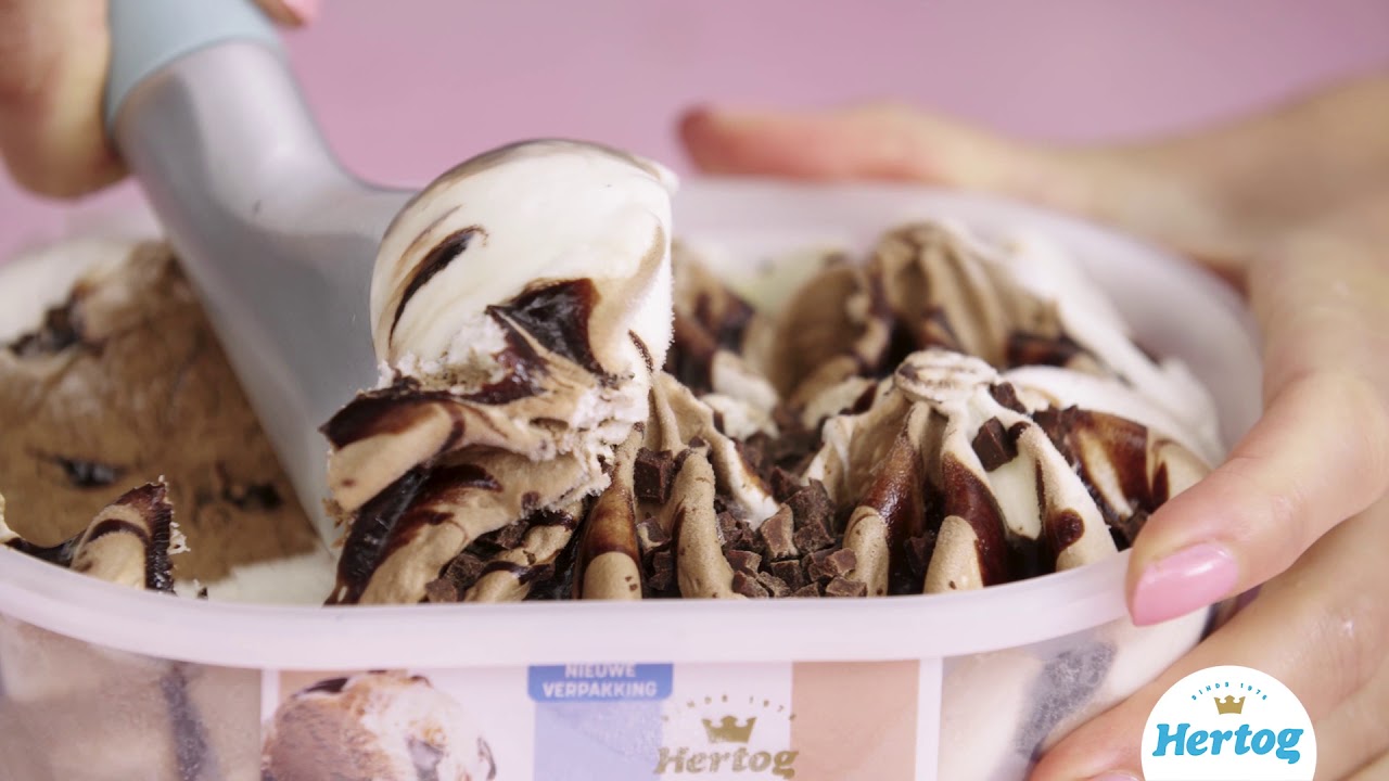 Hertog Chocolade cake met 3 chocolade ijs