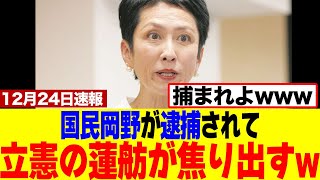 【緊急】国民民主の岡野さんが逮捕されたことを受け、立憲民主党の蓮舫さんが焦り出すｗｗｗｗｗ