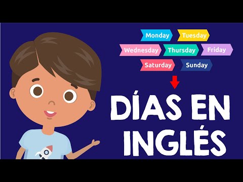 DIAS DE LA SEMANA EN INGLES para niños ⏩ APRENDER INGLÉS FÁCIL⭐CLASES de inglés