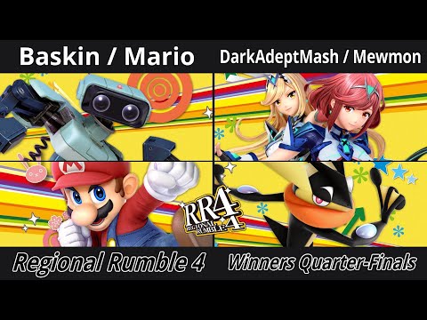Regional Rumble 4 - Winners Quarter-FInals - Baskin / Mario vs Mewmon / DarkAdeptMash