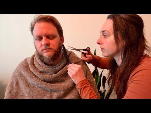 ASMR Micro Attention & Beard Trim ✨ Real Person ASMR