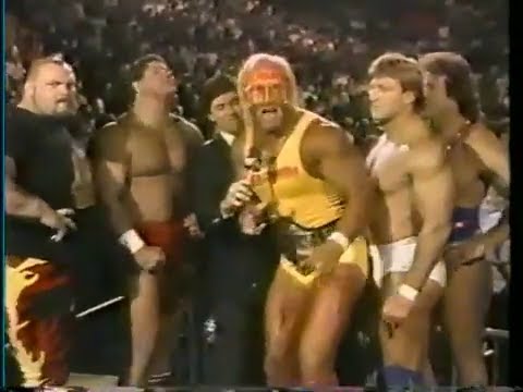 Paul Orndorff Hulk Hogan Don Muraco Bam Bam Bigelow Ken Patera Survivor Series promo - 11/21/1987