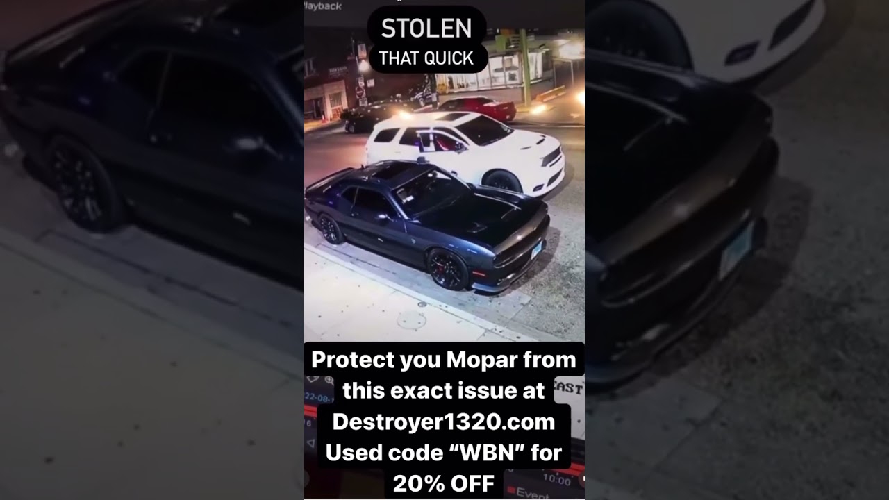 Another STOLEN Hellcat! It’s WAY TOO EASY to Steal Your Dodge Charger Challenger Scat Pack SRT