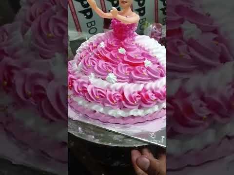 new cake doll strawberry vanilla cake sudhir Bakery vlogs