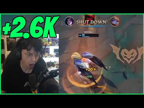 GENG Ruler Goes Insane And Gains 2.6K Gold In Teamfight