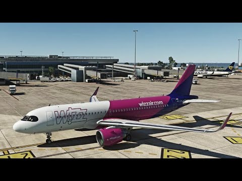 MSFS 2020 | ULTRA realistic 4K | Palermo - Venice | Full Flight | Wizz Air A320Neo