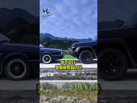 막힌 논길 운전 실력자가 보여준 소름돋는 탈출 방법 #감동 #재미 #운전