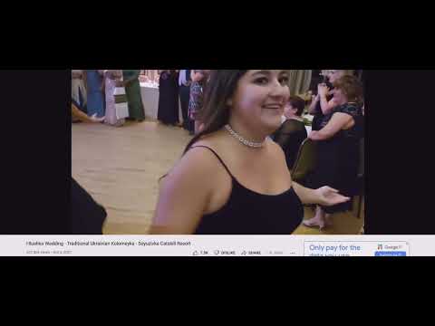 Hlushko Wedding Traditional Ukrainian Kolomeyka  dancing Buffalo Springfield for what it's worth