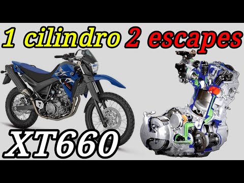 Yamaha XT660 - um monocilíndrico com 2 saídas de escapamento! Como funciona seu Big Single?