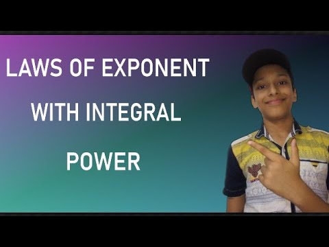 Laws of exponents with integral power