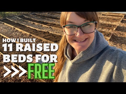DIY GARDEN RAISED BEDS | #gardeningideas #homestead #free