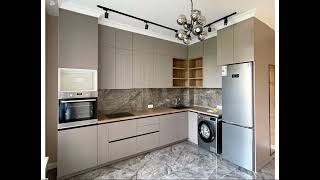 Современная угловая кофейная кухня Проект 61 фото 4