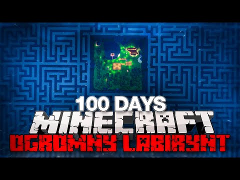 Spędziłem 100 Dni jako Więzień Labiryntu w Minecraft..