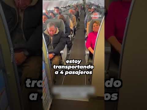 Su nieto era el piloto y no lo sabían 🥺❤️ | Upsocl #shorts