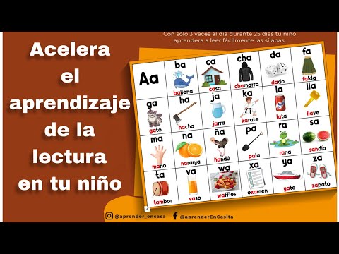 método de los 25 días para leer y escribir - Enseña a tu niño a leer en solo 25 días