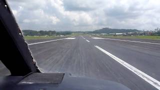 preview picture of video '9 Passenger Britten Norman BN2/Islander Landing, Albrook, Panama City'