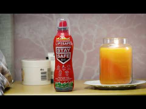 StaySafe 5-in-1 Fire Extinguisher | Candle Safety 2021