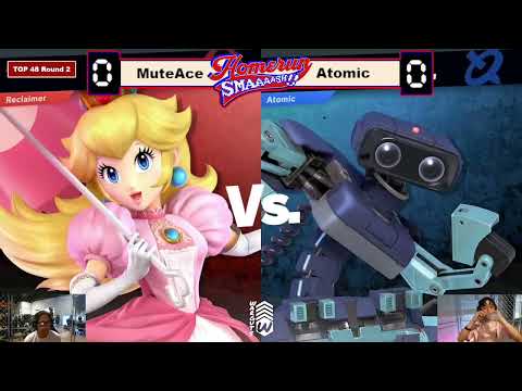 MuteAce (Peach) vs Atomic (ROB) - Winners Top 48 - Homerun Smash 2!