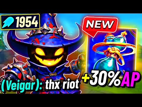 SEASON 16 VEIGAR just got WAY STRONGER (New ITEM is BROKEN)