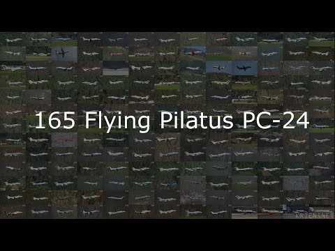 165 Flying Pilatus PC-24 - All ever built PC-24 until March 2022