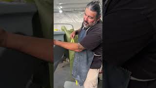 Painters, tricks how to get a soft edge on your masking tape. #diy #paintingforbeginners