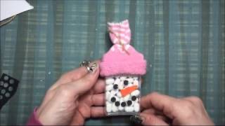 Tic tac snowman tutorial easy cheap fun