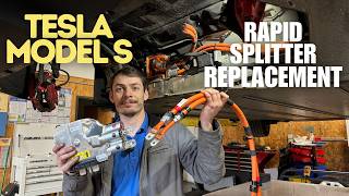 I Had To Drop The Battery! Tesla Model S HV Cable Disaster & Major Repair