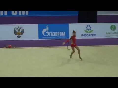 Veronika Polyakova, hoop. GP Moscow 2015
