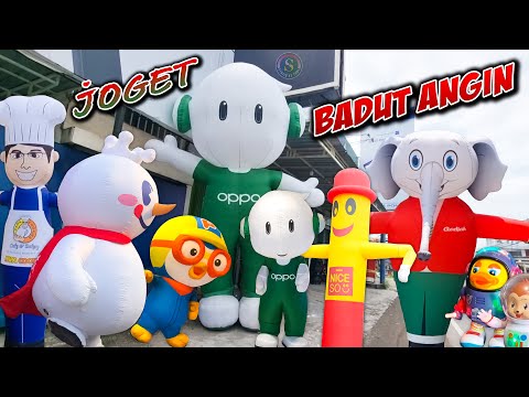 WIND CLOWN vs. THE MOST FUNNY DANCE CLOWN | Sky Dancer MIX PORORO OPPO