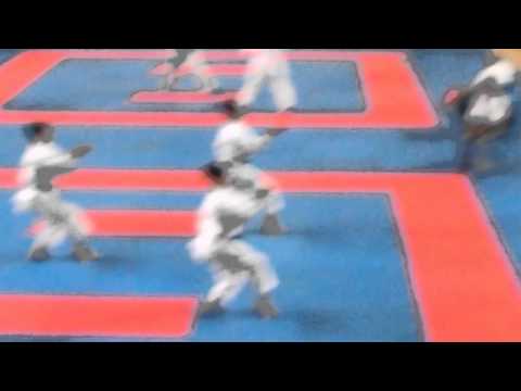 WUC karate 2014 - Bar, Female kata team Montenegro - Godju Shiho sho